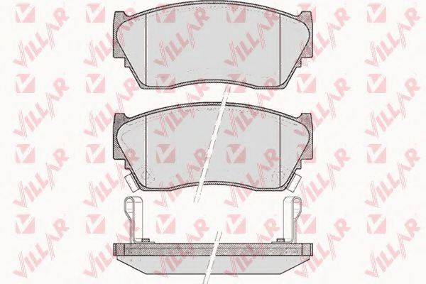 VILLAR 6260520 Комплект гальмівних колодок, дискове гальмо