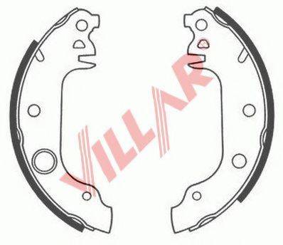 VILLAR 6290528 Комплект гальмівних колодок