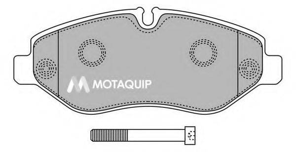 MOTAQUIP LVXL1378 Комплект гальмівних колодок, дискове гальмо