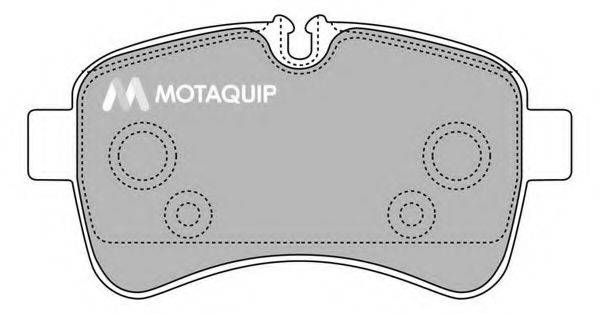 MOTAQUIP LVXL1379 Комплект гальмівних колодок, дискове гальмо