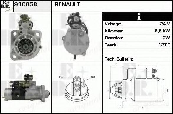 EDR 910058 Стартер