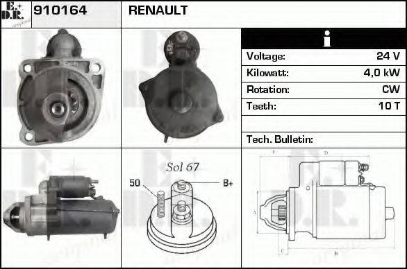 EDR 910164 Стартер