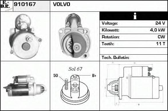 EDR 910167 Стартер