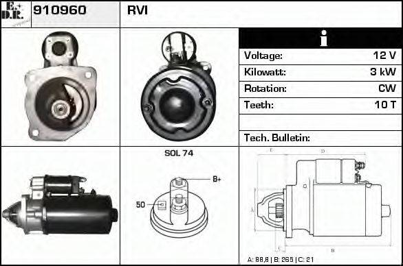 EDR 910960 Стартер