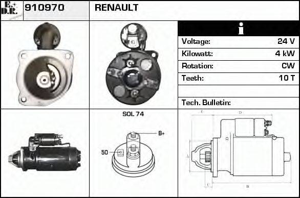 EDR 910970 Стартер