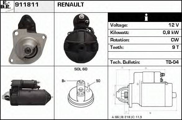 EDR 911811 Стартер