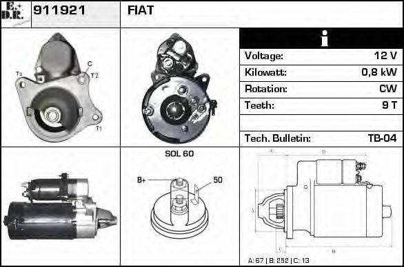 EDR 911921 Стартер