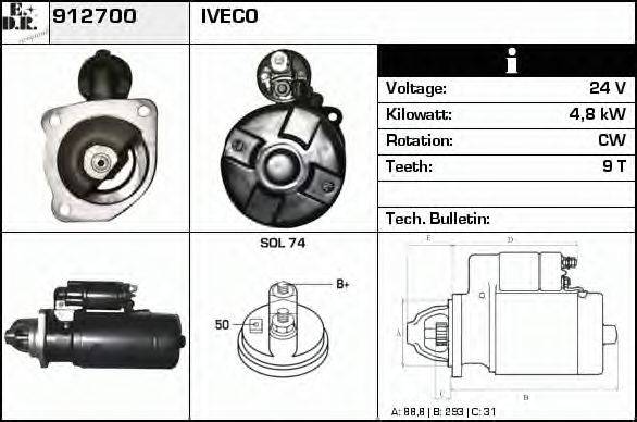 EDR 912700 Стартер