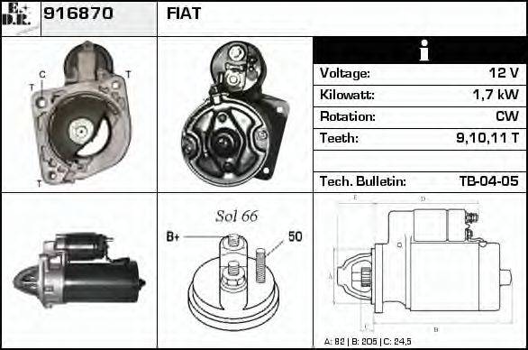 EDR 916870 Стартер