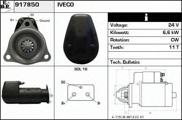 EDR 917850 Стартер