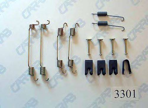 CARRAB BRAKE PARTS 3301 Комплектуючі, гальмівна колодка