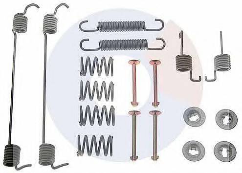 CARRAB BRAKE PARTS 3288 Комплектуючі, гальмівна колодка