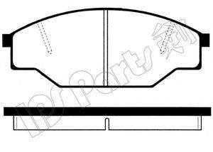 IPS PARTS IBD1247 Комплект гальмівних колодок, дискове гальмо