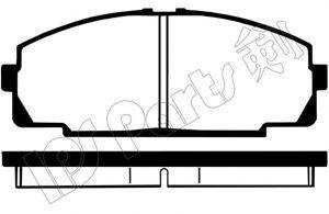 IPS PARTS IBD1248 Комплект гальмівних колодок, дискове гальмо