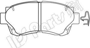 IPS PARTS IBD1265 Комплект гальмівних колодок, дискове гальмо