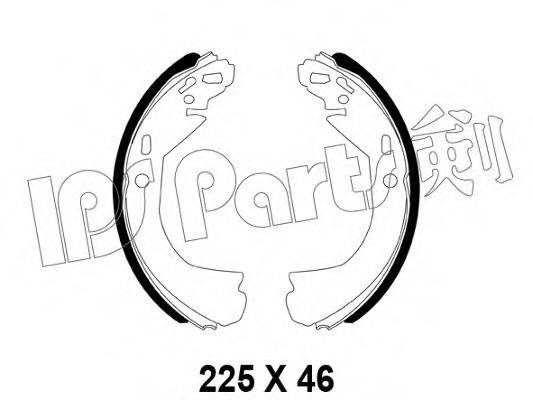 IPS PARTS IBL4098 Гальмівні колодки