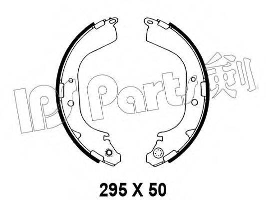 IPS PARTS IBL4196 Гальмівні колодки