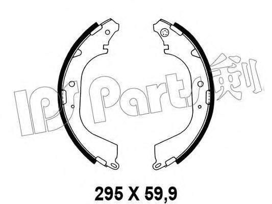 IPS PARTS IBL4205 Гальмівні колодки