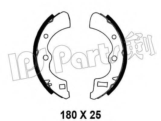 IPS PARTS IBL4404 Гальмівні колодки