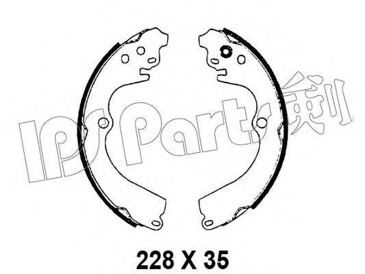 IPS PARTS IBL4798 Гальмівні колодки