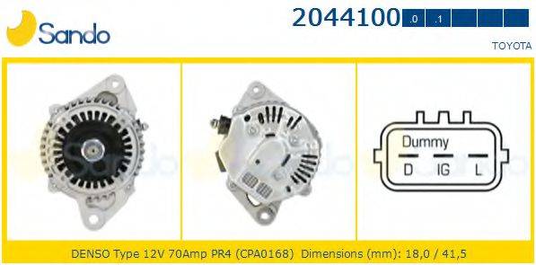 SANDO 20441000 Генератор