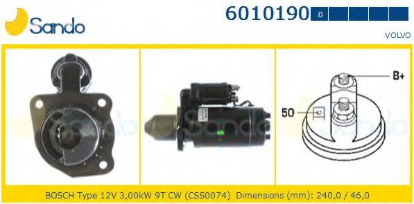 SANDO 60101900 Стартер