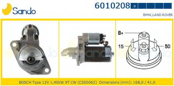 SANDO 60102080 Стартер