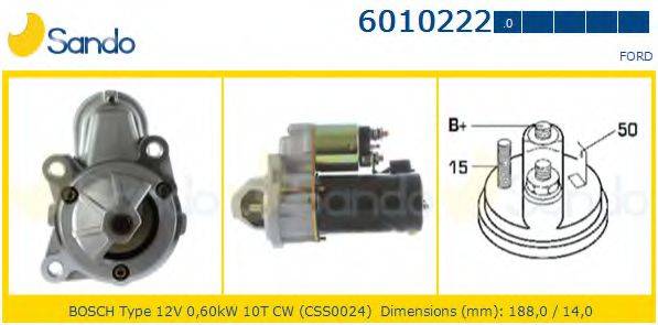 SANDO 60102220 Стартер