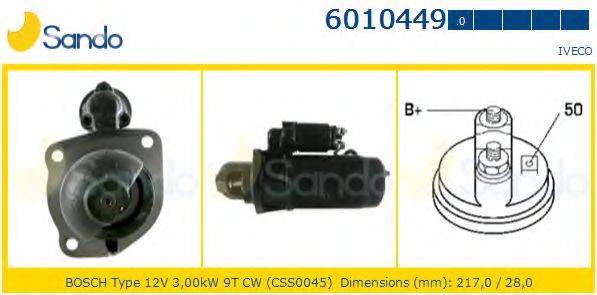 SANDO 60104490 Стартер