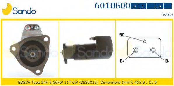 SANDO 60106000 Стартер