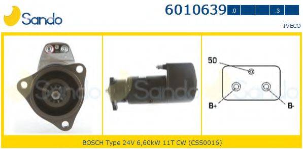 SANDO 60106390 Стартер