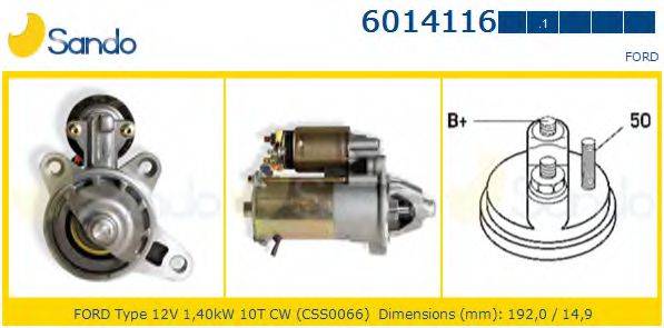 SANDO 60141161 Стартер