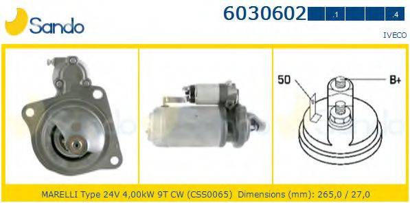 SANDO 60306021 Стартер