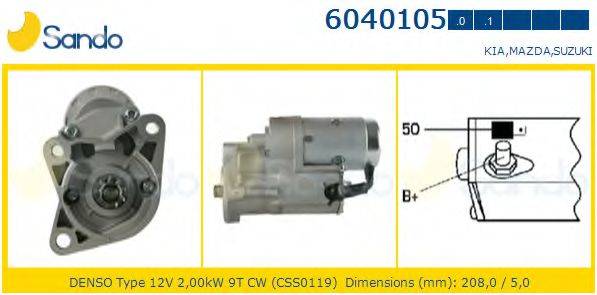 SANDO 60401050 Стартер