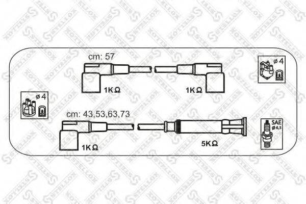 STELLOX 1038134SX Комплект дротів запалювання