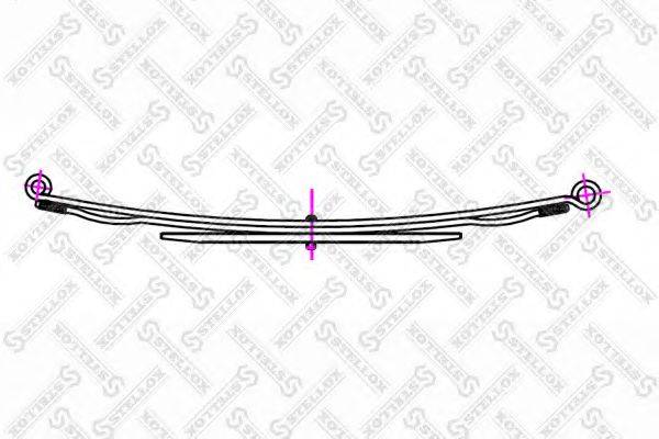 STELLOX 1200004SX Багатолистова ресора