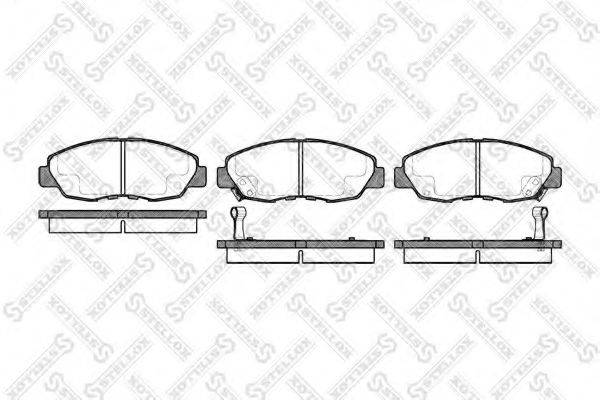 STELLOX 335002SX Комплект гальмівних колодок, дискове гальмо