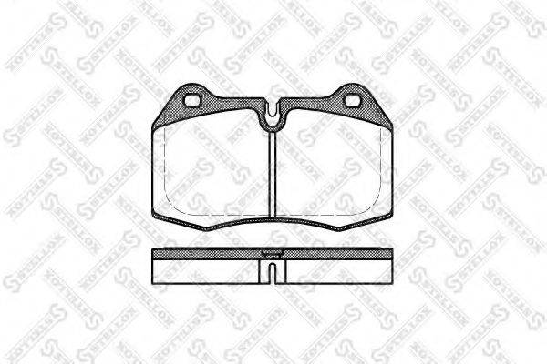 STELLOX 452000SX Комплект гальмівних колодок, дискове гальмо