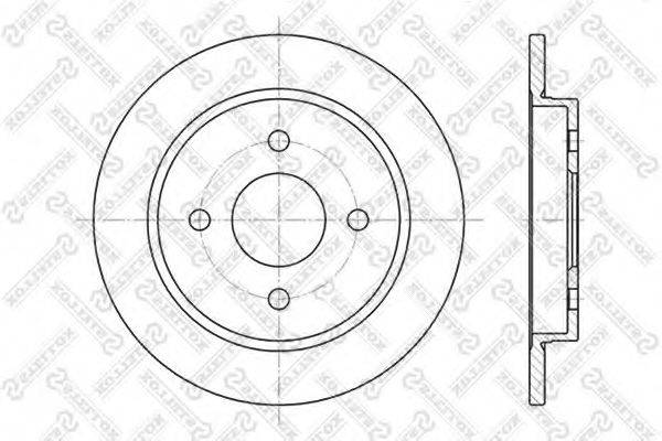 STELLOX 60202536SX гальмівний диск