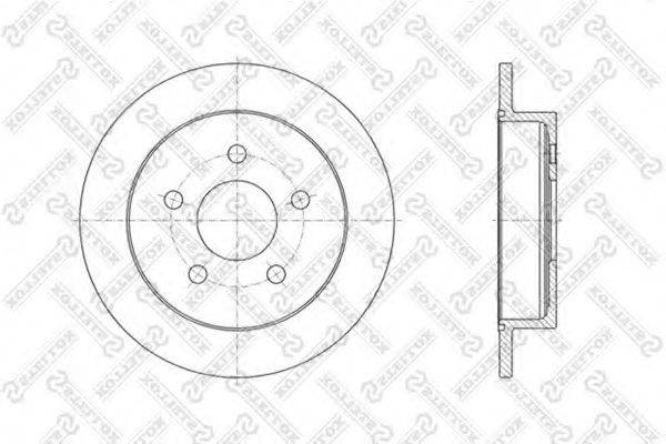 STELLOX 60203636SX гальмівний диск