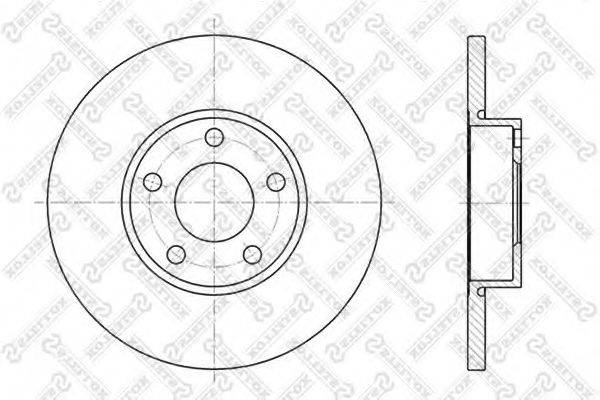 STELLOX 60204742SX гальмівний диск