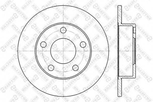 STELLOX 60204763SX гальмівний диск