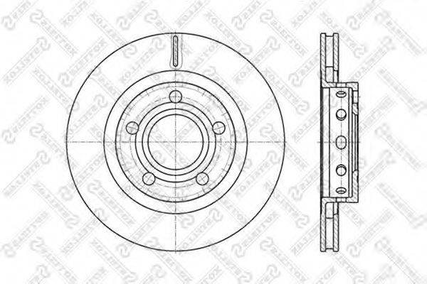 STELLOX 60204798VSX гальмівний диск