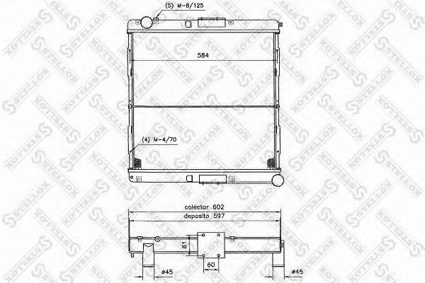 STELLOX 8103301SX Радіатор, охолодження двигуна