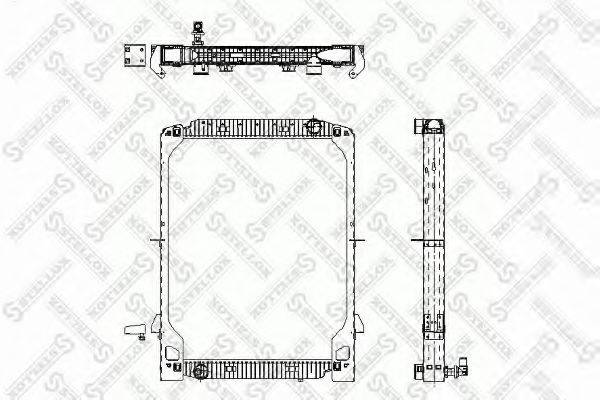 STELLOX 8103319SX Радіатор, охолодження двигуна