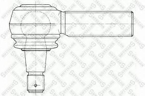 STELLOX 8434013SX Наконечник поперечної кермової тяги