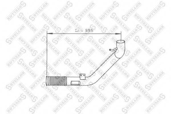 STELLOX 8203712SX Труба вихлопного газу