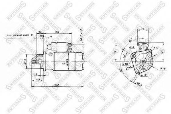 STELLOX 8802041SX Стартер