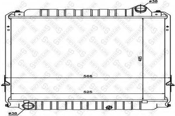 STELLOX 1026373SX Радіатор, охолодження двигуна