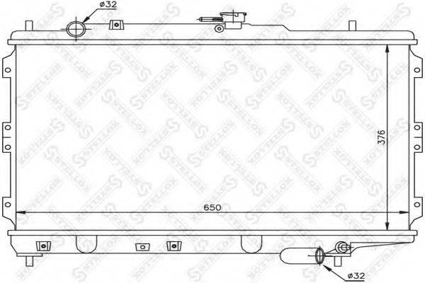 STELLOX 1026467SX Радіатор, охолодження двигуна